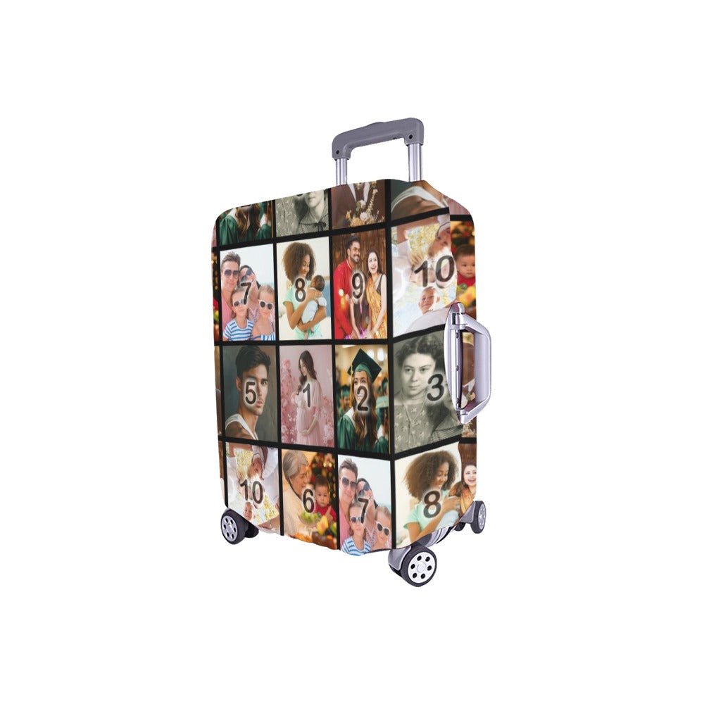 Color Grid Luggage Cover/Small 18"-21"