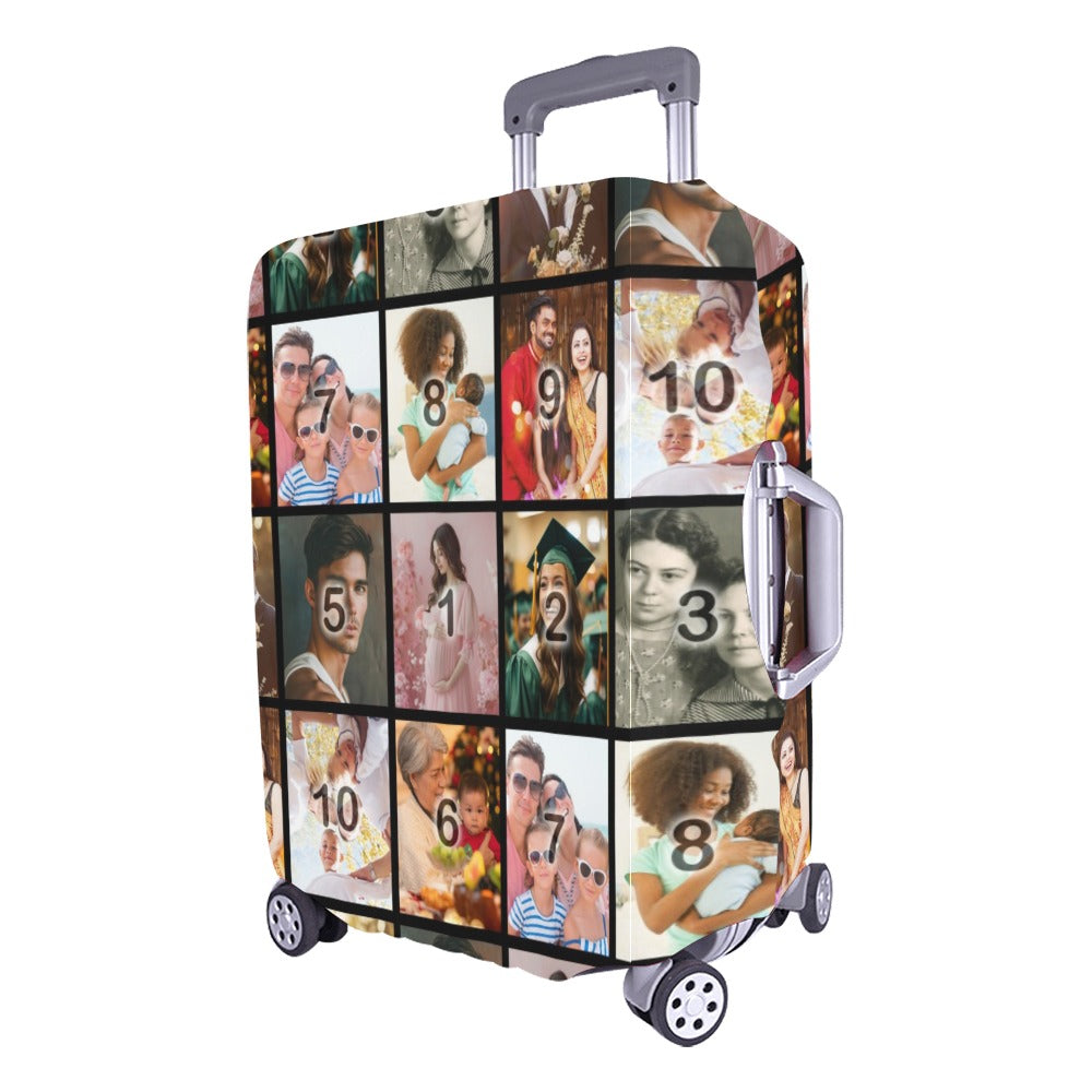 Color Grid Luggage Cover/Large 26"-28"