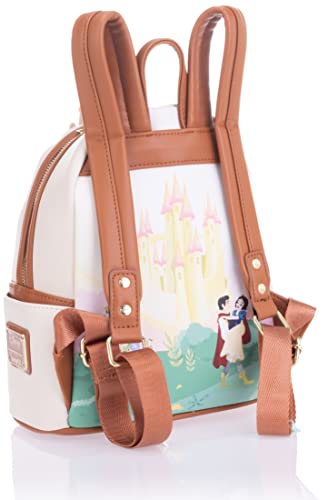 Loungefly Disney Snow White Castle Series Womens Double Strap Shoulder Bag Purse