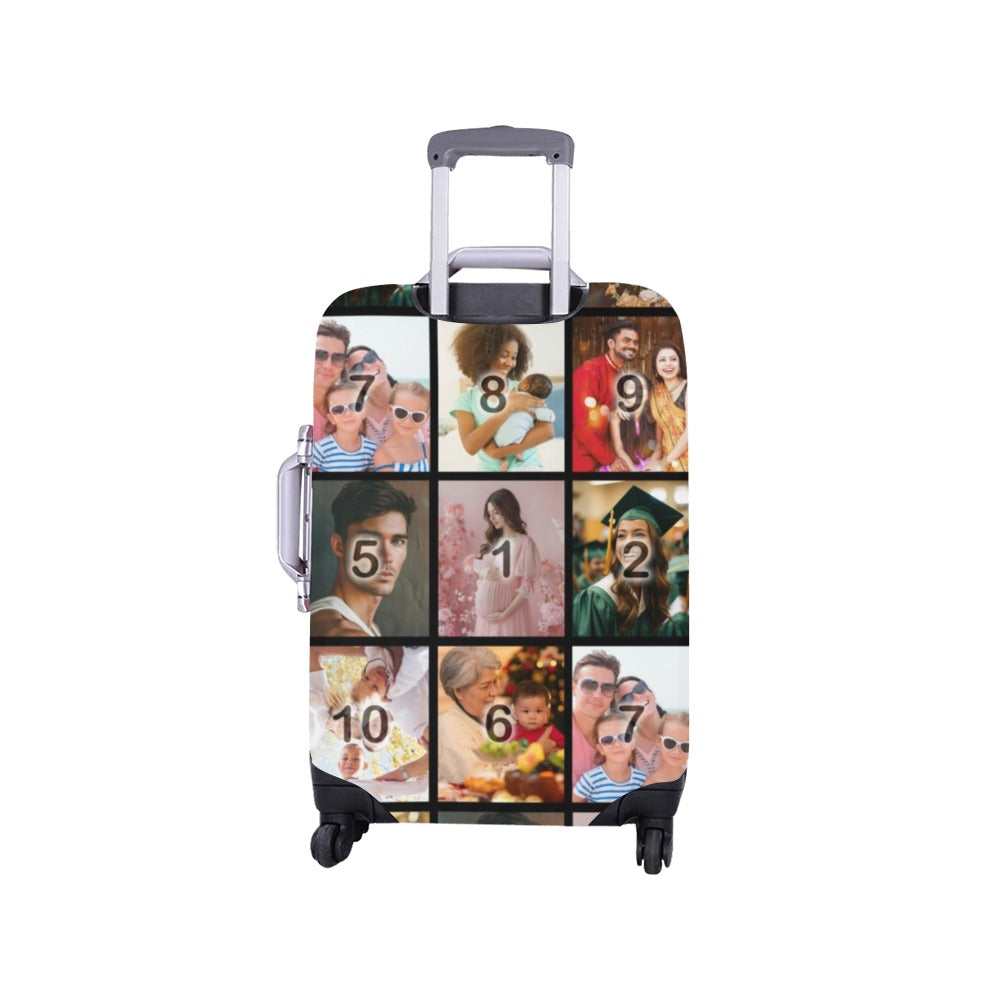 Color Grid Luggage Cover/Small 18"-21"