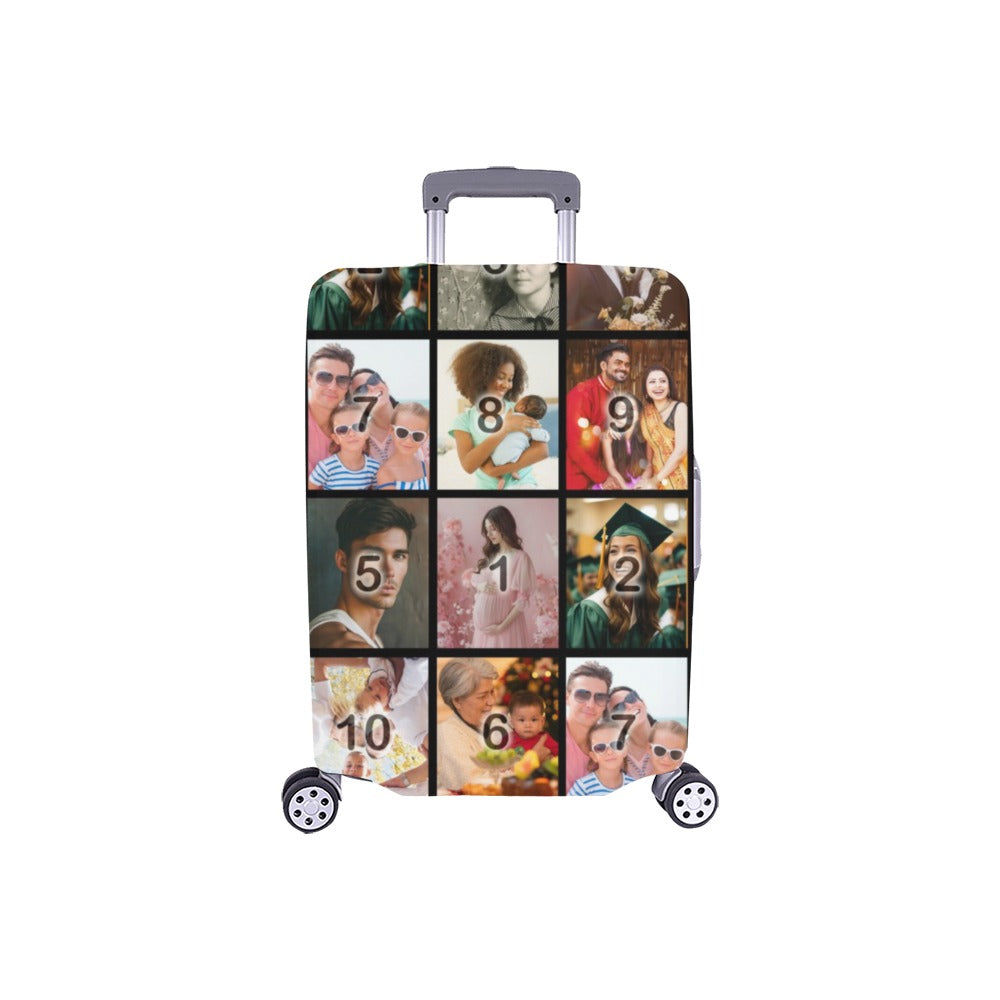 Color Grid Luggage Cover/Small 18"-21"