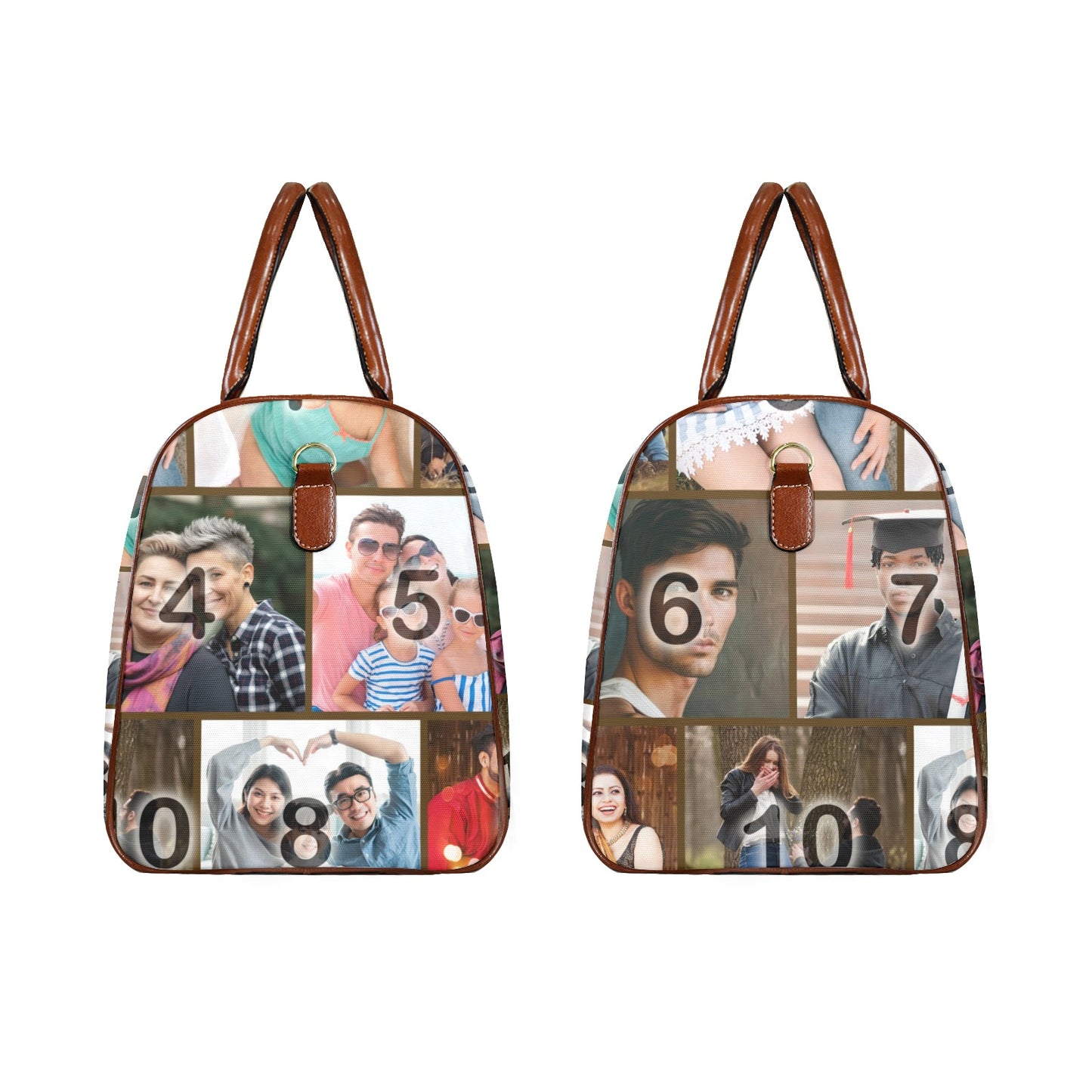 FotoBag Original Color (Brick Layer) with Brown Accents