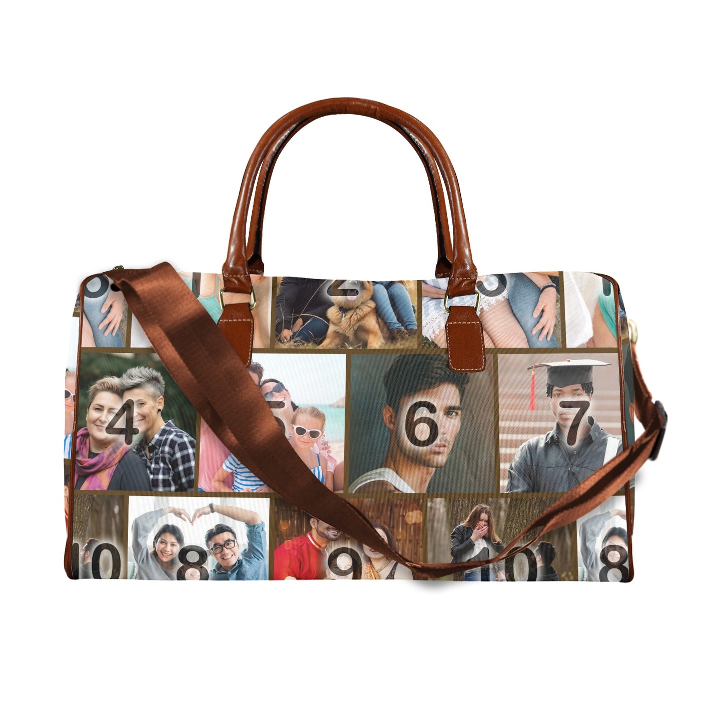 FotoBag Original Color (Brick Layer) with Brown Accents