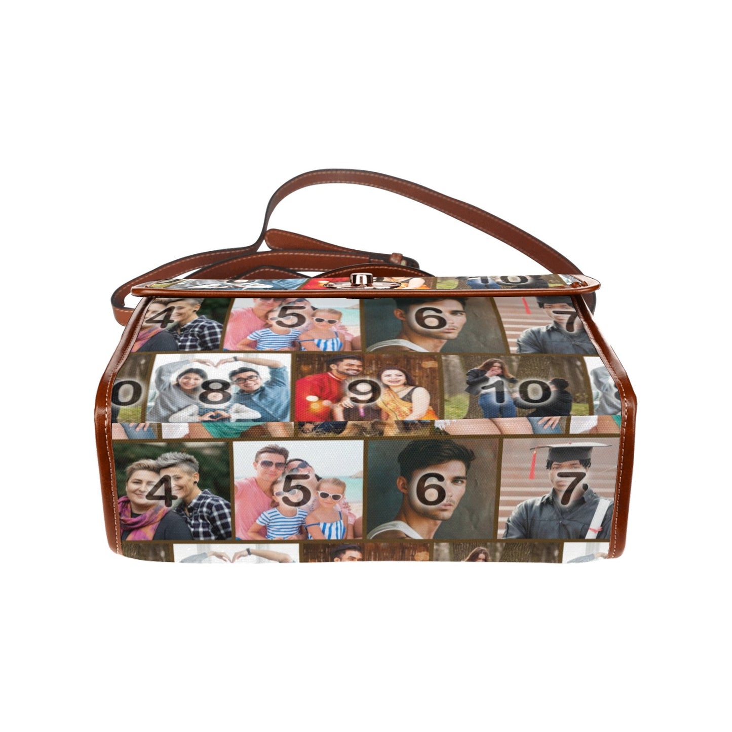 The Boston FotoBag Color (Brick Layer) with Brown Accents
