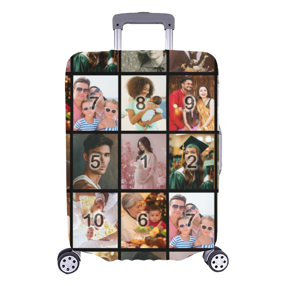 Color Grid Luggage Cover/Large 26"-28"