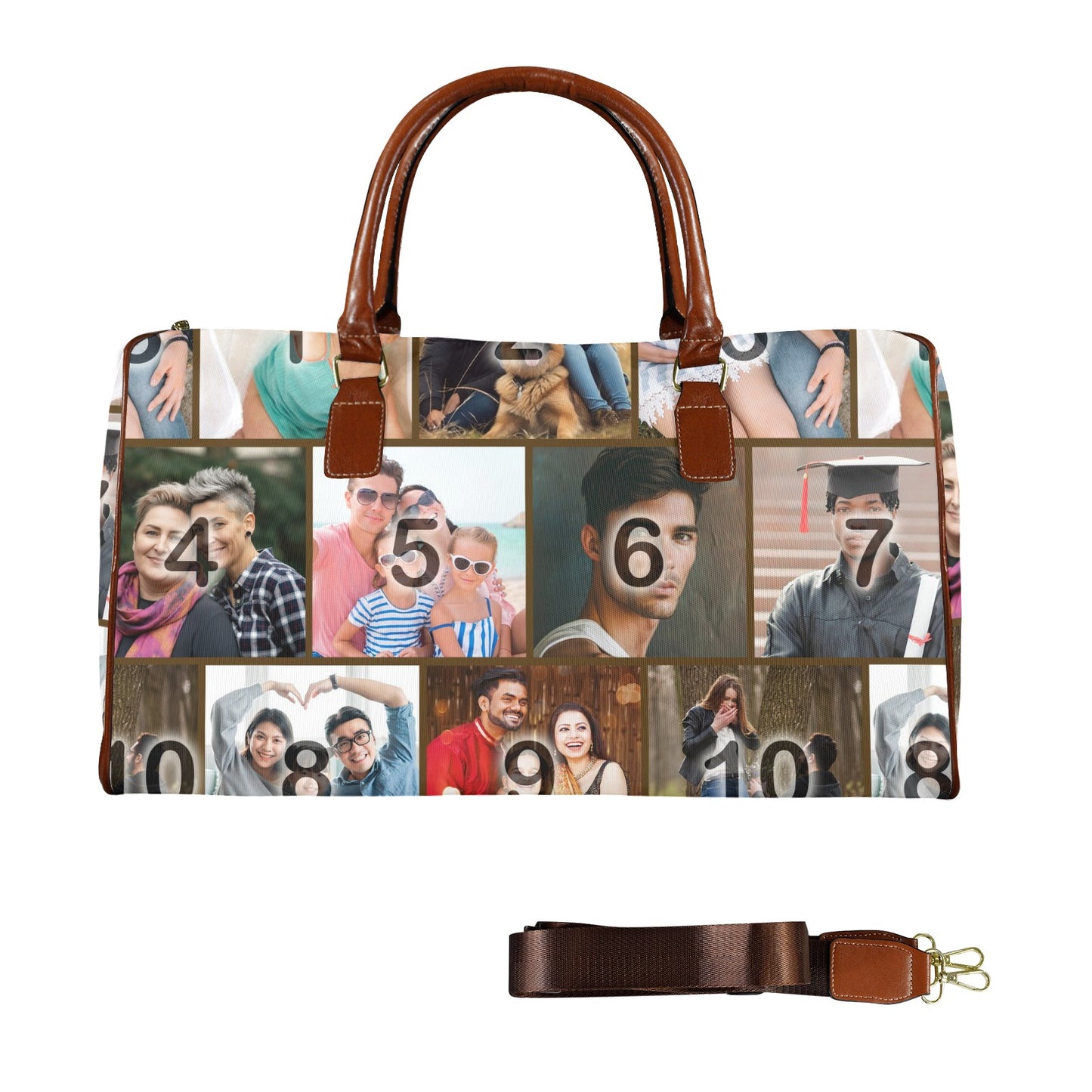 FotoBag Original Color (Brick Layer) with Brown Accents