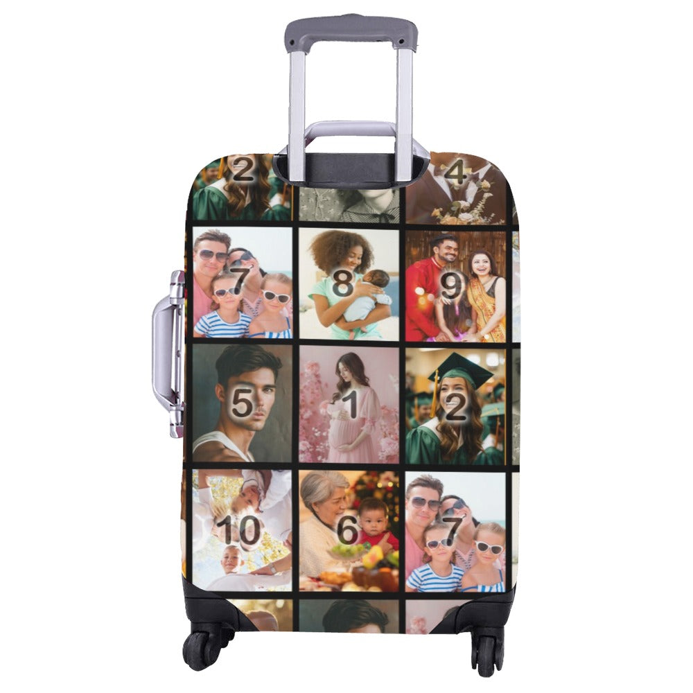 Color Grid Luggage Cover/Large 26"-28"