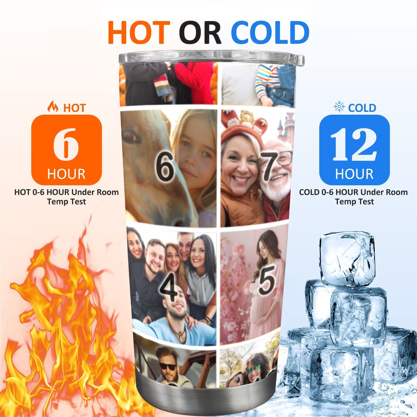 Color Grid 20oz Mobile Tumbler